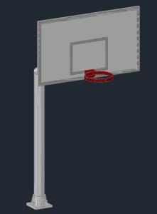 Basketball DWG Block for AutoCAD