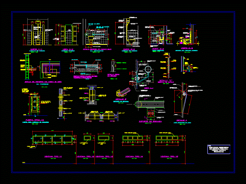 Bathroom Detail DWG Detail for AutoCAD