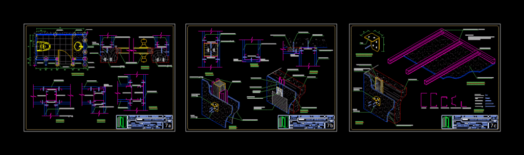 Bathroom Drywall DWG Detail for AutoCAD