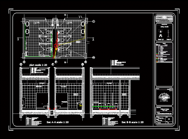 Bathroom DWG Detail for AutoCAD