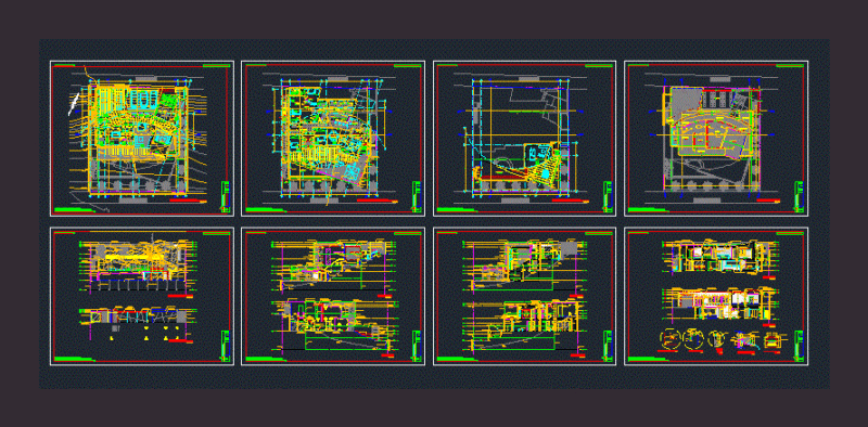 Beach House DWG Detail for AutoCAD