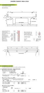 Beam Slab Bridge Design XLS Excel Spreadsheet