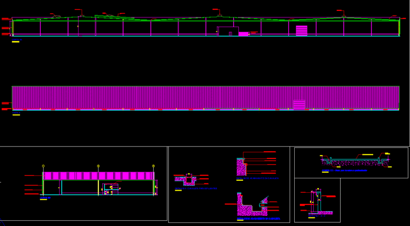 Beer Factory DWG Section for AutoCAD
