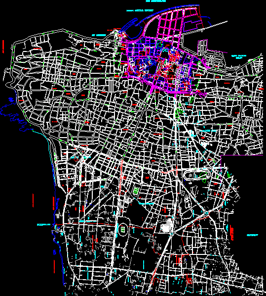 Beirut Maps DWG Detail for AutoCAD • Designs CAD