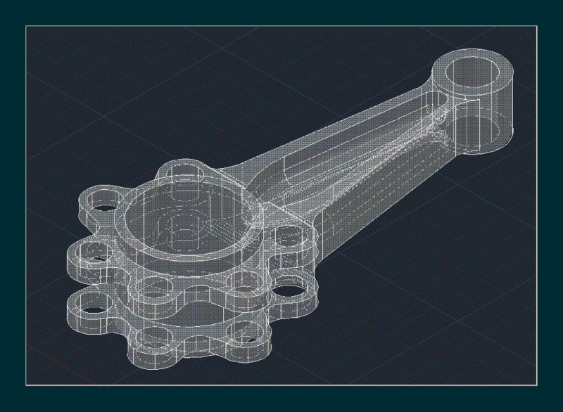 Biela Mother 3D DWG Model for AutoCAD