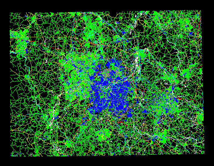 Birmingham City Map; Uk Birmingham DXF Model for AutoCAD | DesignsCAD