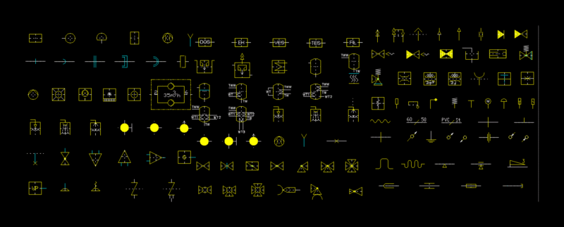 Blocks Electricity DXF Block for AutoCAD