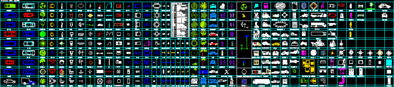 Blocks Many DWG Block for AutoCAD