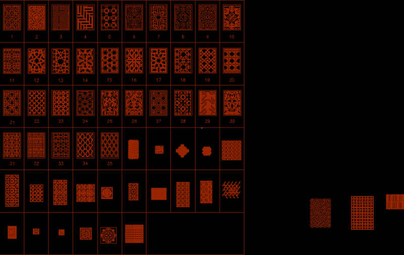 Blocks Of Islamic Art DWG Block for AutoCAD