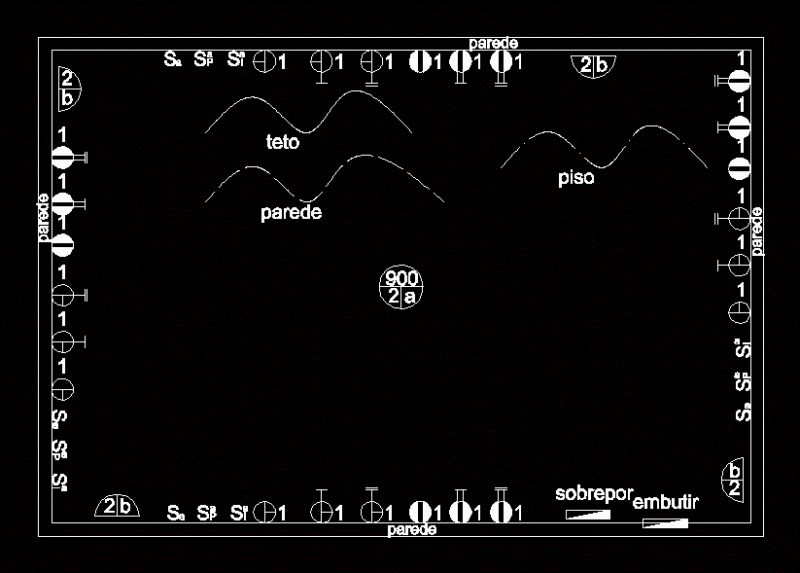 Blocos Eletrica DWG Block for AutoCAD