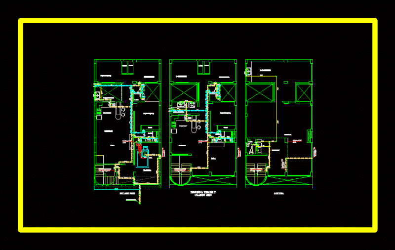 Body Of Water Multifamily DWG Block for AutoCAD