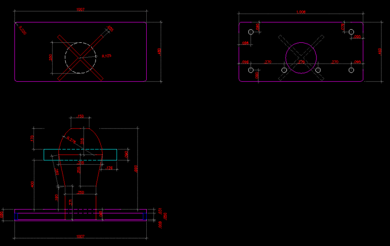 Bollard To Boat DWG Block for AutoCAD