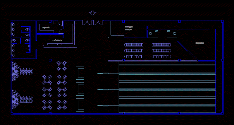 Bowling Bowling DWG Plan for AutoCAD