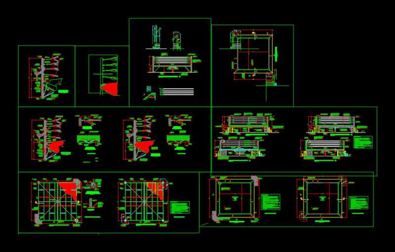 Boxing Ring DWG Detail for AutoCAD
