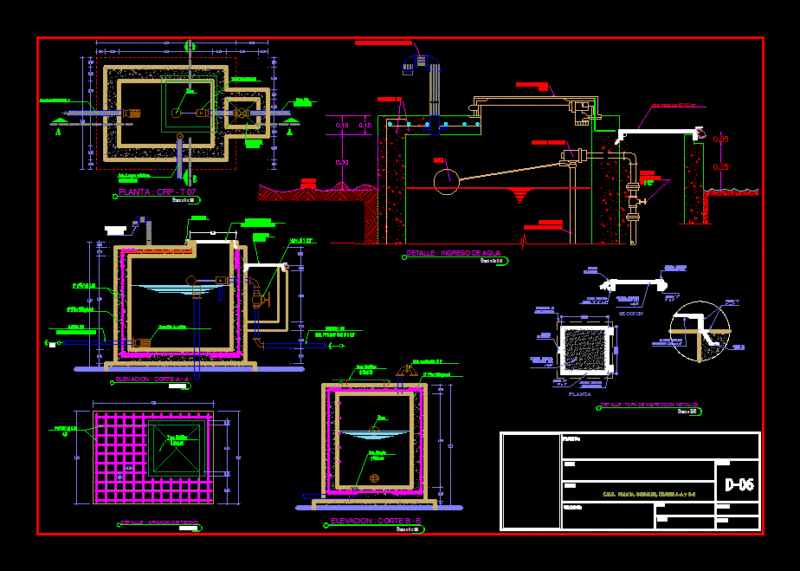 Breaking Chamber Pressure DWG Plan for AutoCAD