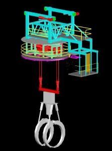 Bridge Crane Cabin 3D DWG Model for AutoCAD