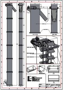 Bucket Elevator DWG Block for AutoCAD