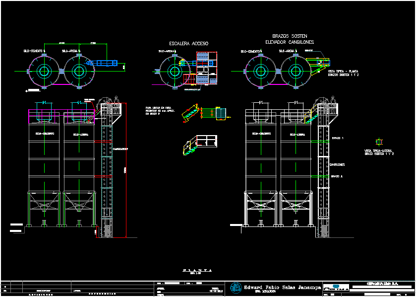 Bucket Elevator DWG Elevation for AutoCAD Designs CAD