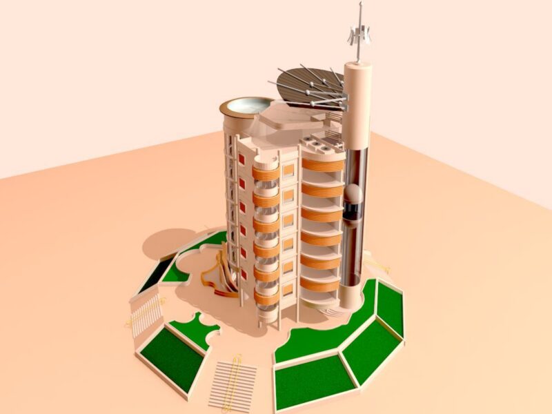 Building 3D MAX Model for 3D Studio Max