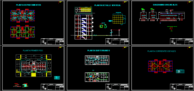 Building – Electric Project DWG Full Project for AutoCAD