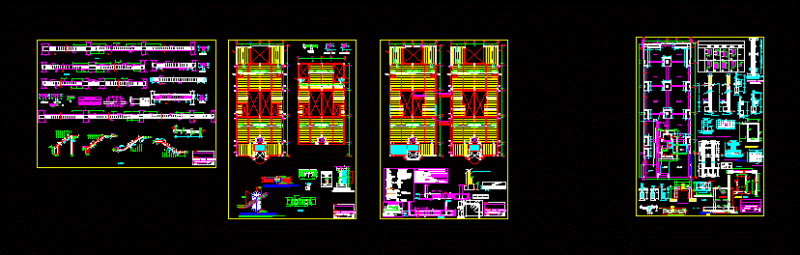 Building – Structures DWG Plan for AutoCAD