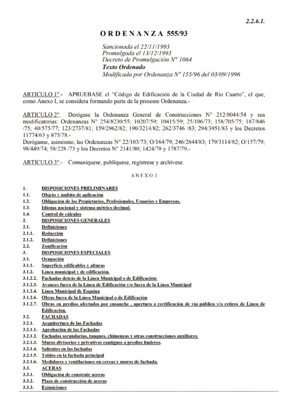 Building Code Rio Cuarto City PDF (Document)