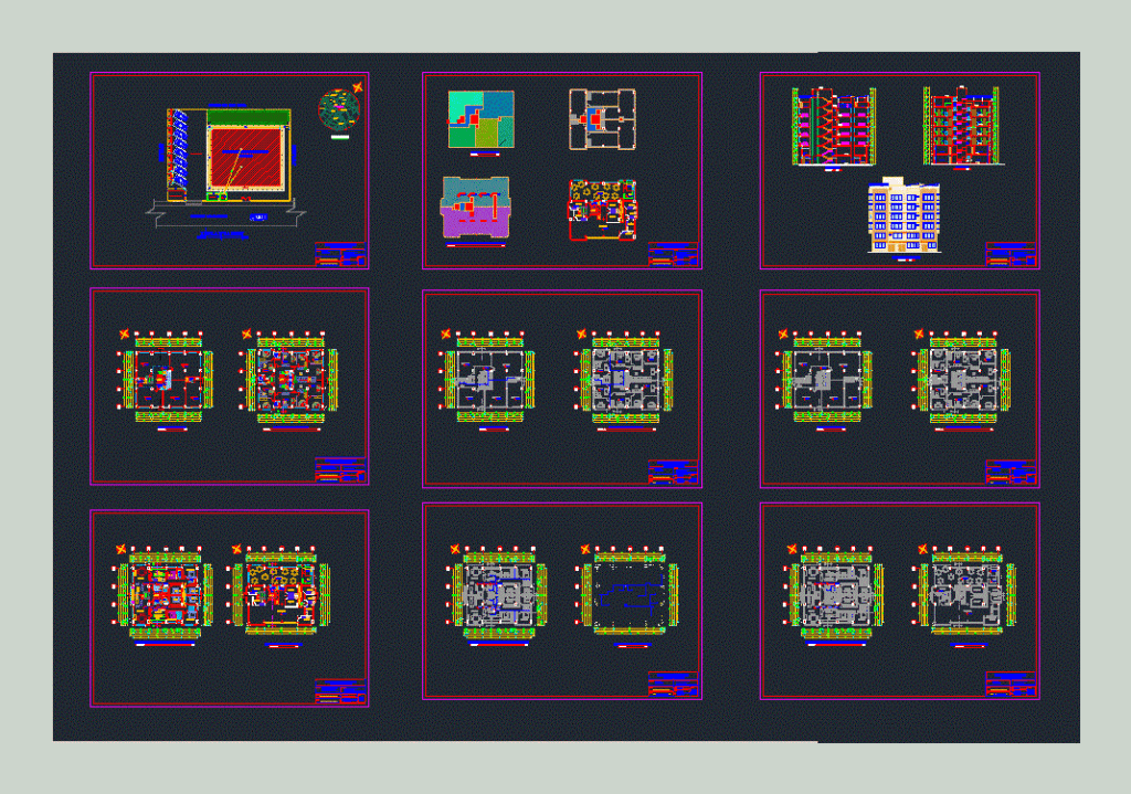 Building Design Building Plumbing DWG Block for AutoCAD