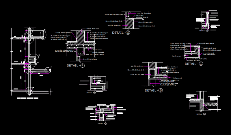Building Details DWG Detail for AutoCAD