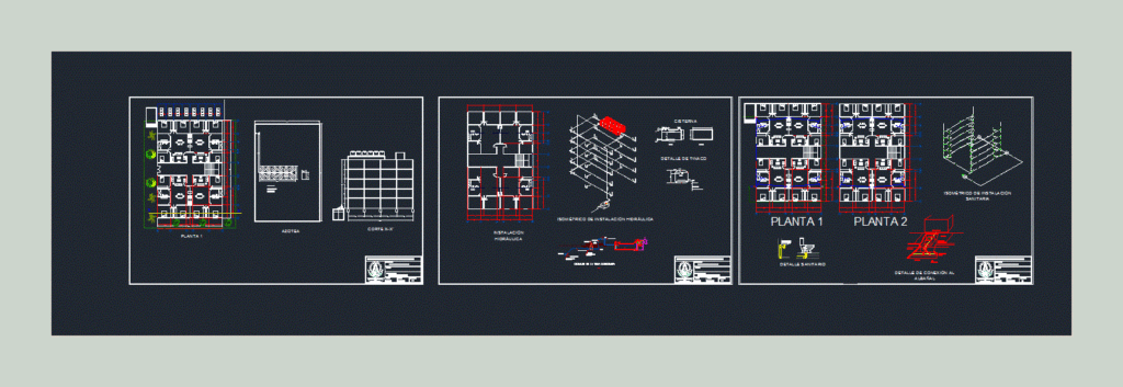 Building Intalaciones DWG Block for AutoCAD