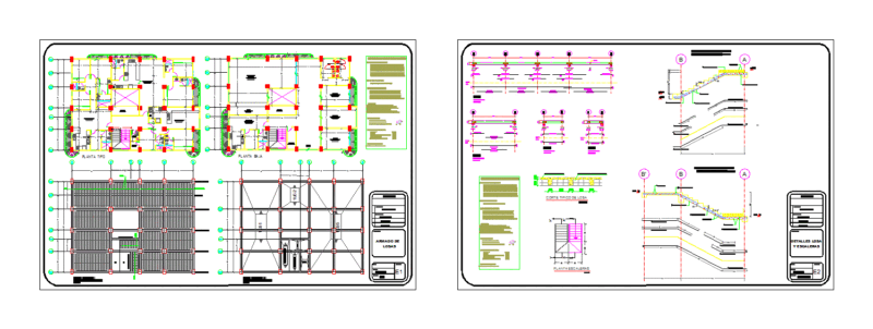 Building Structures DWG Block for AutoCAD