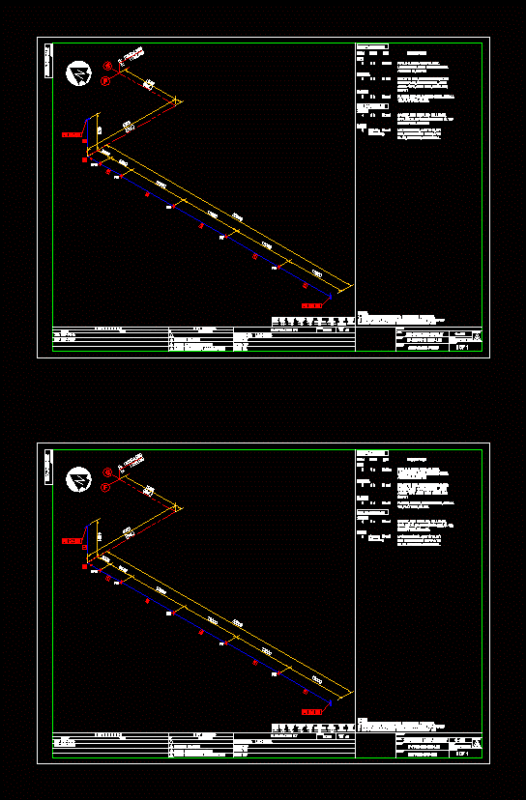Buried Pipe Isometric DWG Block for AutoCAD