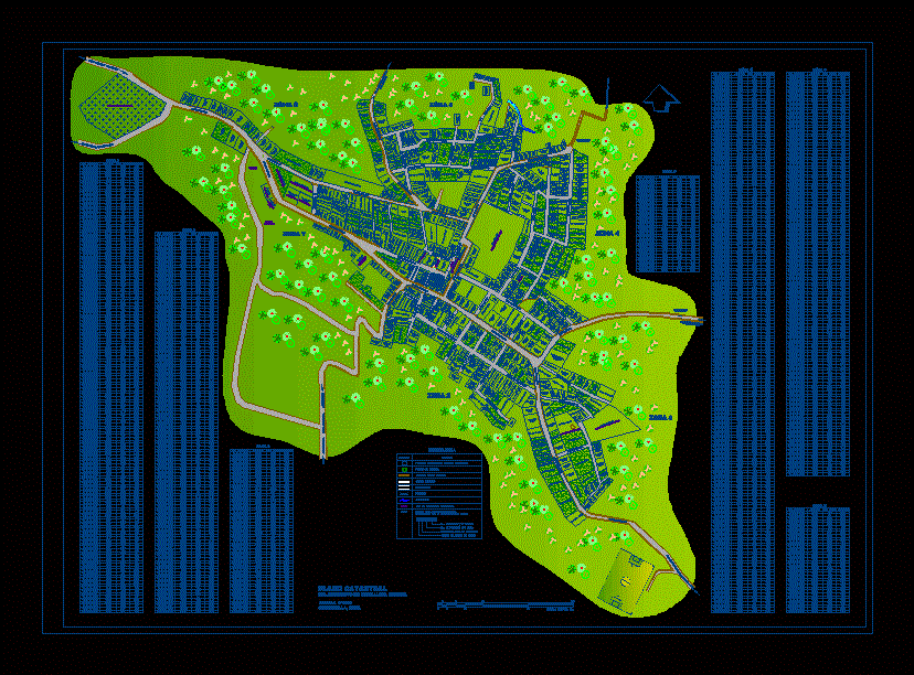 Cadastre Municipality Of Pachalum Quicho Guatemala Dwg Block For Autocad • Designs Cad 9071