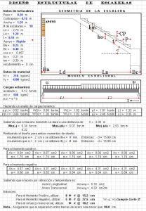 Calculation Of Stairs With Exel XLS Excel Spreadsheet