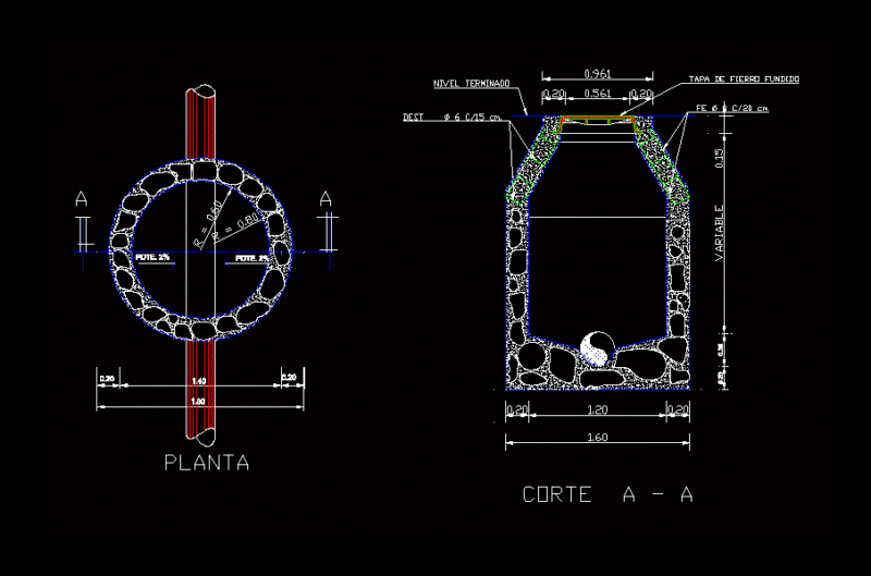 Camara Inspection DWG Block for AutoCAD