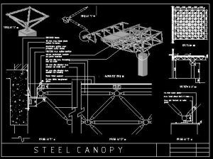 Canopy Detail DWG Detail For AutoCAD • Designs CAD