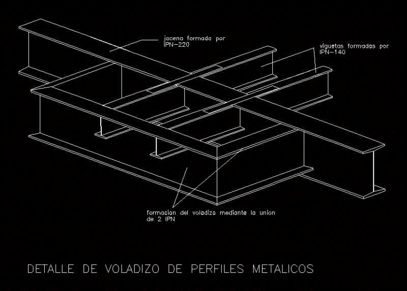 Cantilever Detail DWG Detail for AutoCAD