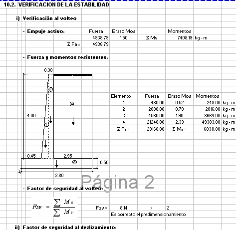 Cantilever Wall DOC Word Document