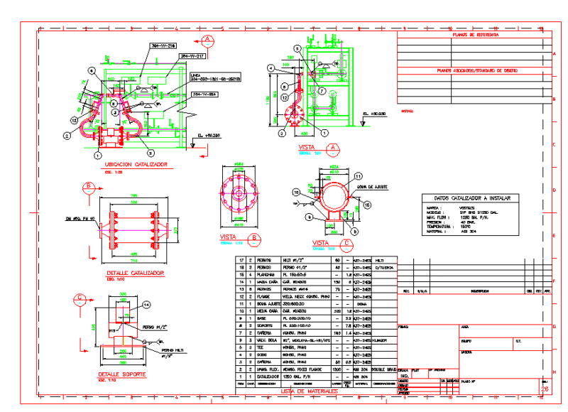 Catalyst Oil DWG Block for AutoCAD