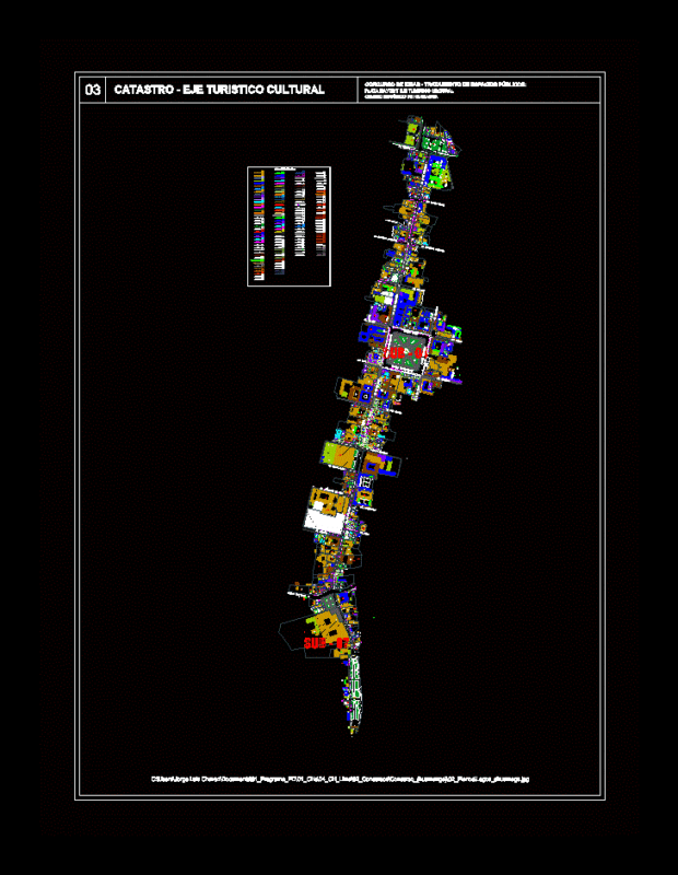 Catastro – Cultural Tourism Hub – Huamanga DWG Block for AutoCAD
