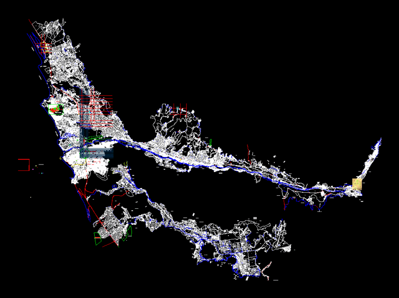 Catastro – Huaura Valley – Sayan2000 DWG Block for AutoCAD
