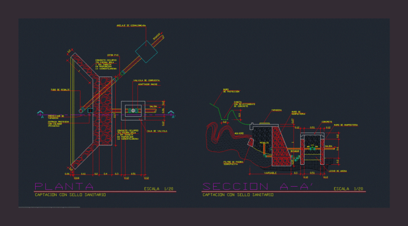 Catchment Health Mark DWG Block for AutoCAD