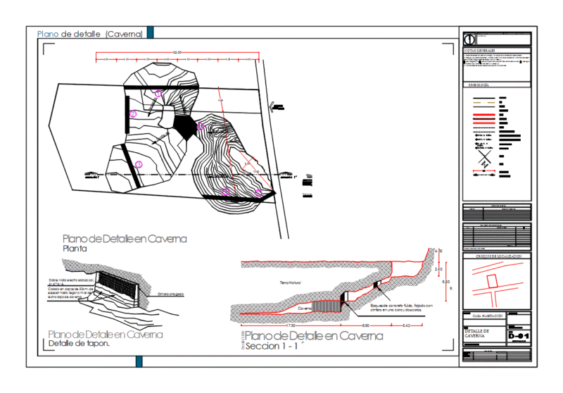 Cavern DWG Block for AutoCAD