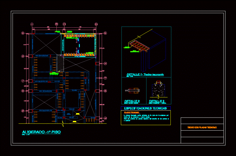 Ceiling Plate Tecnomix DWG Block for AutoCAD