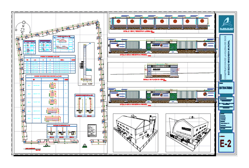 Cerco Perimetric DWG Block for AutoCAD