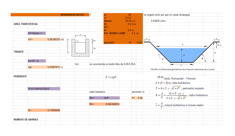 Chamber Design Grilles XLS Excel Spreadsheet