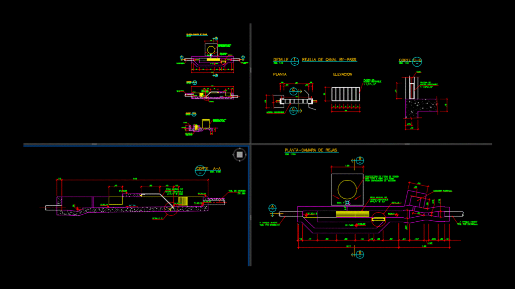 Chamber Of Bars DWG Detail for AutoCAD