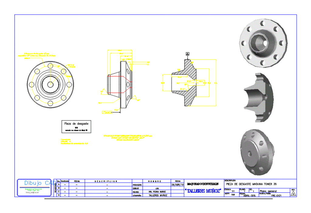 Change Parts – Spare Change DWG Block for AutoCAD