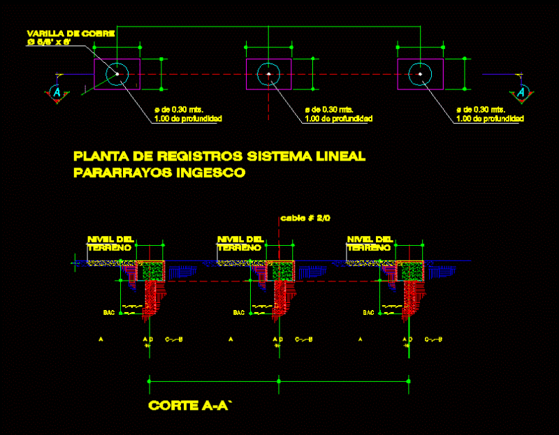 Check Connection Arrestors DWG Detail for AutoCAD
