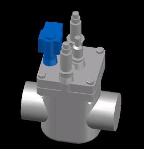 Check Valve DWG Block for AutoCAD