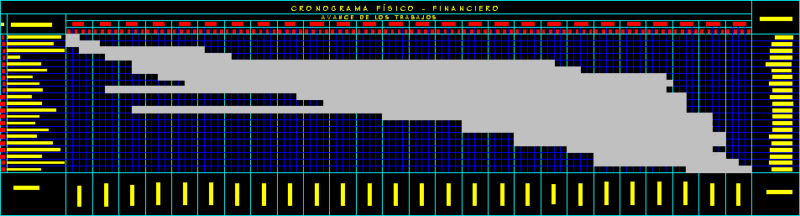 Chronogram DWG Block for AutoCAD